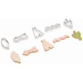 thumbnail image 1 of 3695 Southwest Stainless Steel Cookie Cutters 5",, 1 of 5