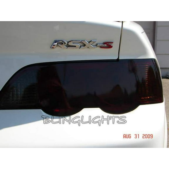 For 2002-2006 Acura RSX Tinted Tail Lamps Lights Overlay Kit Smoked Protection Film