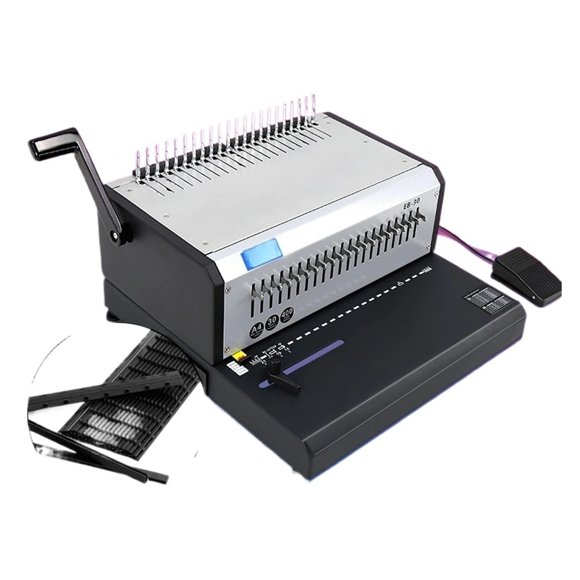 Rubber Ring Clamp Strip Electric 10 Hole Clamp Strip Bid Binding Heavy-Duty Electric Binding Machine
