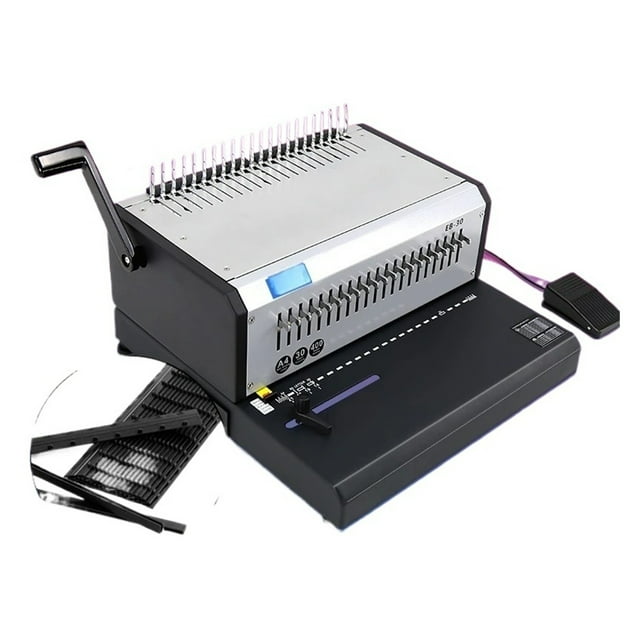 Rubber Ring Clamp Strip Electric 10 Hole Clamp Strip Bid Binding Heavy-Duty Electric Binding Machine