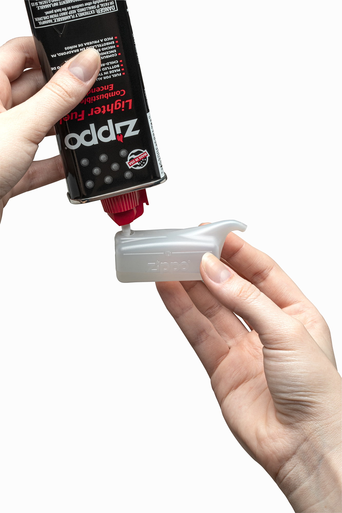 Lighter Sold Separately Zippo Gift Kit w/6 Flints and 4oz Tin of Lighter Fluid 