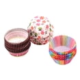 thumbnail image 1 of Billuyoard Revestimiento para cupcakes de un solo aleatorio de Color portátil para panadería, 100 piezas Herramientas y accesorios para hornear Billuyoard HA3664-00B, 1 of 6