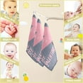 thumbnail image 3 of Be My Valentine Baby Muslin Washcloths Soft Absorbent Face Towel, 3 PCSFunny Kitten Paw Burp Cloths Cotton Bath Wipes Infant Wash Cloth for Newborn Boys Girls 12x12 inches, 3 of 7