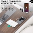 thumbnail image 3 of Wireless Carplay Adapter for Factory Wired CarPlay, Apple Carplay Wireless Adapter Plug & Play Wired to Wireless CarPlay Dongle Update Low Latency, White, 3 of 6