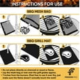 thumbnail image 4 of BBQ Grill Mesh Bag, Non-Stick Mesh Grilling Bag, High Temperature Resistance Reusable Mesh Grilling Bag Outdoor Picnic Tool, for Outdoor Picnic Cooking BBQ (17x24cm), 4 of 5