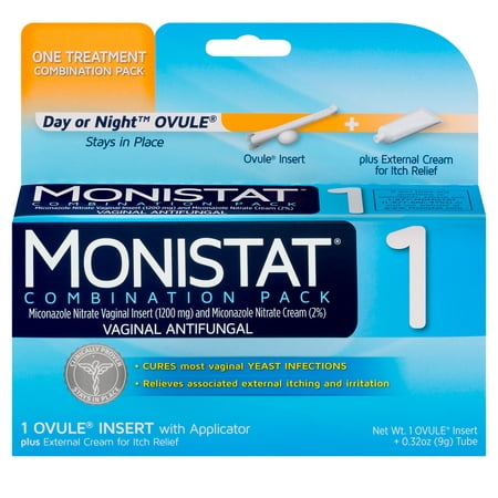 Monistat 1-Day Yeast Infection Treatment, Ovule + External Itch (Best Way To Relieve Itching From Yeast Infection)