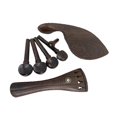 thumbnail image 1 of BELOVING 4/4 Full Size Violin Accessories Kit Tailpiece Sturdy Wood Professional Tuning Style A, 1 of 9