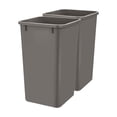 thumbnail image 1 of Contenedor de Basura Rev-A-Shelf de Polímero 27 Cuartos Paquete de 2 Gris Orion, 1 of 9