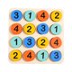 thumbnail image 5 of Rompecabezas de madera de Sudoku, juego de mesa de Sudoku que reúne 16 cuadrículas, actividad Montessori, juegos de pensamiento numérico, juguetes, 5 of 9