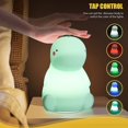 thumbnail image 1 of Luz de noche de dinosaurio LIUYMXG Silicona Verde Portátil Recargable, 1 of 3