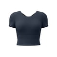 thumbnail image 2 of Lenago Women Tops Tops for Women Long Sleeve Breathable Shirt Fast Dry Workout Hiking Tops for Women Black XL, 2 of 7