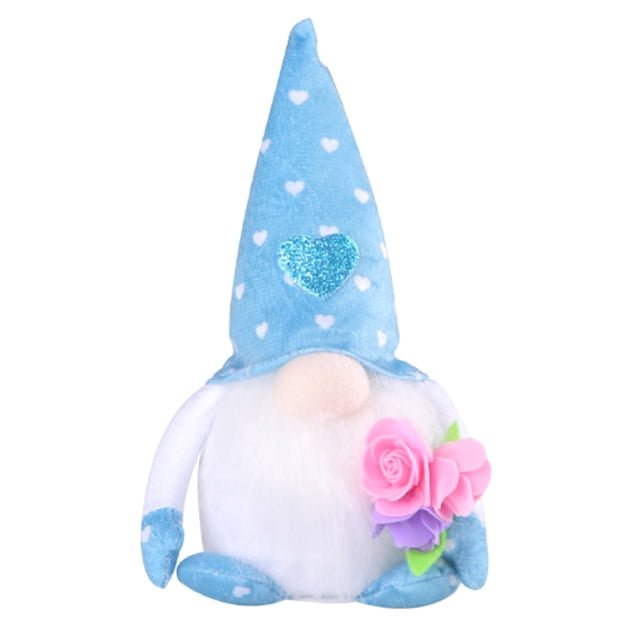 Muñeca Del Amor Del Día de La Madre, Creativa, Linda, Brillante, Muñeco de Anciano Sin Rostro, Decoración para Ventanas