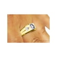 thumbnail image 2 of RYLOS Mens Rings Gold Plated Silver Designer Style Mens Ring with Genuine Diamonds   Rings For Men Men's Rings Silver Rings Sizes 6,7,8,9,10,11,12,13 Mens Jewelry, 2 of 5