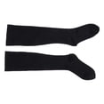 thumbnail image 4 of Calcetines De Compresión Hasta La Rodilla, Promueven La Circulación, Alivian La Hinchazón 280D, Calcetines De Compresión Transpirables Para Pantorrilla, Previenen La Cergrey Black Compression Socks, 4 of 8