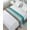Teal Green, variant on Xipuska Hockey Sports Bed Runners for Twin Size Bed, Decorative Bed Throws for Foot of Bed, Turquoise Aqua Purple Gradient Colored Bed Runner Sofa Throw Bedding Scarf Protector Slipcover for Bedroom