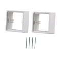 thumbnail image 2 of CarpNettore 2 Pack Socket Spacers for Cable Box Installation Wall Plate Accessories for Home white, 2 of 9
