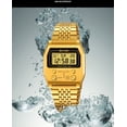 thumbnail image 2 of Retro Rectangle Digital Watch For Men Classic Stylish Design Multifunction Stainless Steel Business Men Wristwatch With Alarm, Stopwatch, Countdown, 2 of 5