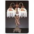 thumbnail image 2 of Meyda Tiffany 27085 Vintage Victorian Tiffany Three Light Table Lamp - MultiColor, 2 of 2