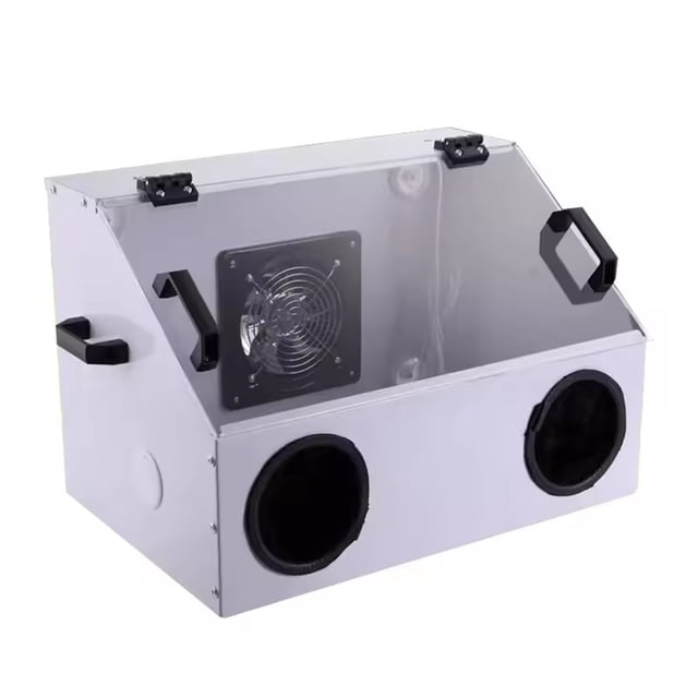 Grinding Dust Box Metal One-Piece Dustproof Dust Cover For Table Grinding Machine Cutting Grinding Carving Polishing ,Wear Resistant