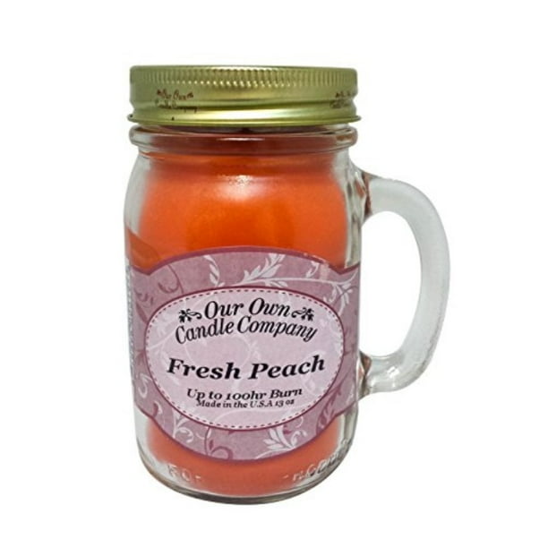 OUR OWN CANDLE COMPANY 16OZ Fresh Peach Candle 810896000196