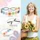 thumbnail image 3 of Accesorios de disfraz WILLBOND de los años 60 y 70 para mujer, estilo hippie, 3 of 6