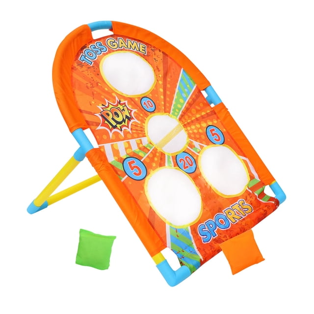 BEADCEST 1Set Sandbag Throwing Game Orange Rectangular Abs Plastic For Children Parents Indoor Time