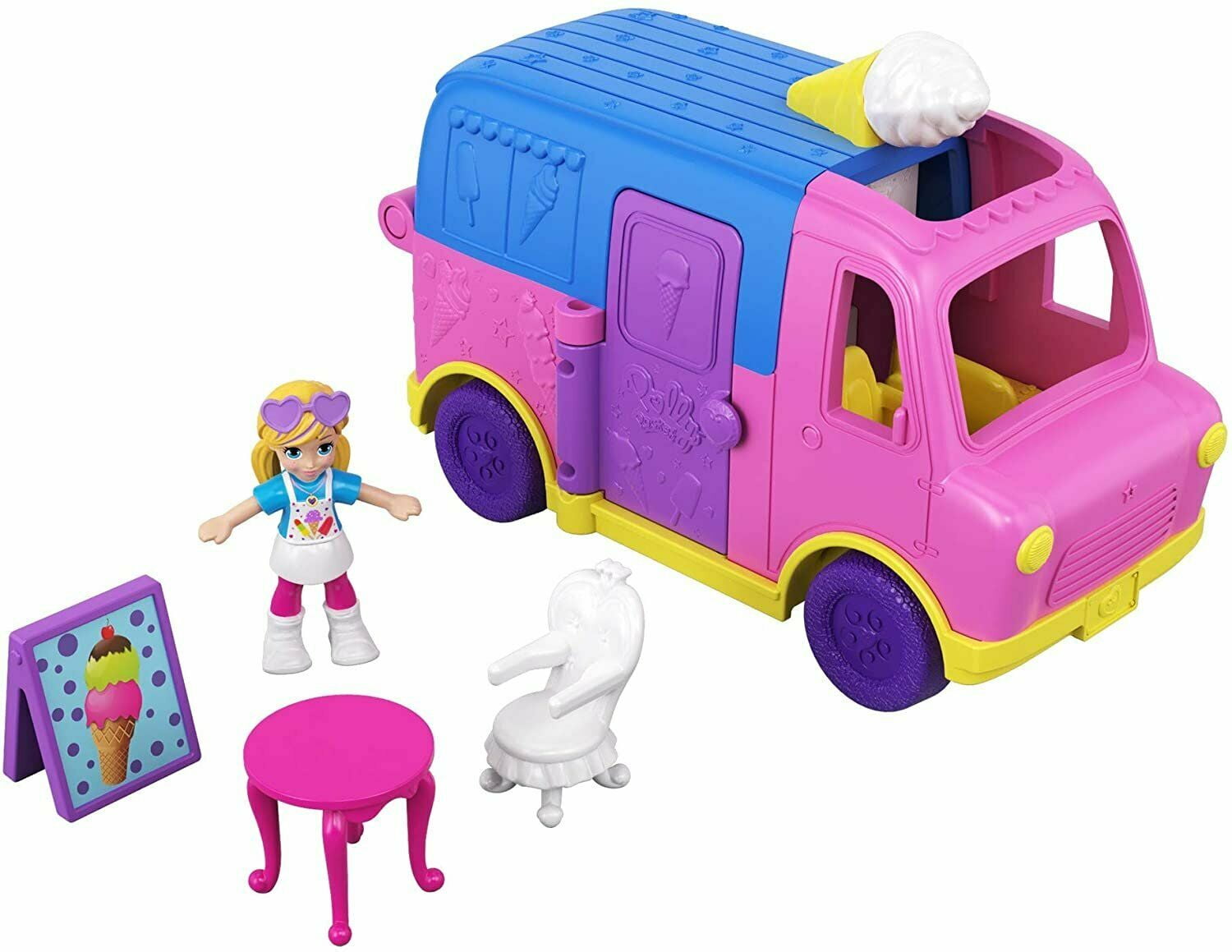 Polly Pocket Party Limo Micro playset New pollyville 