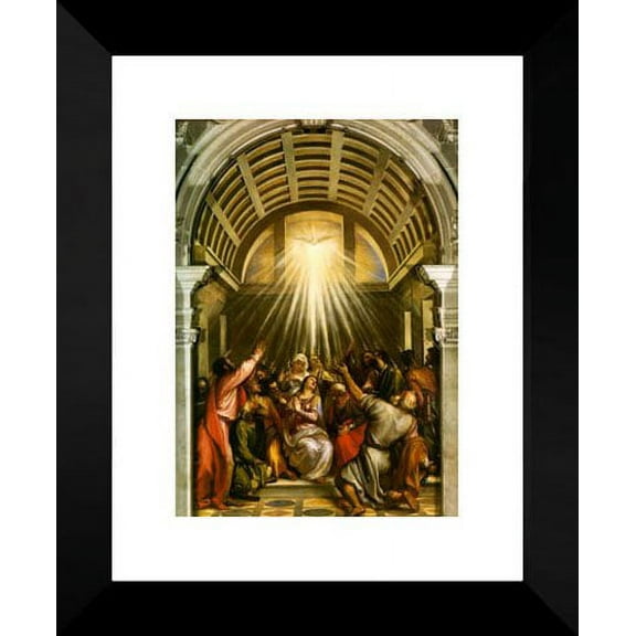 Pentecost 20x24 Framed Art Print by Titian
