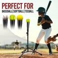 thumbnail image 5 of CureCalor Baseball Batting Tee, 27" to 43" Hitting Tee Ball Stand for Kids Teen Adult, 5 of 9