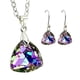 thumbnail image 1 of Set Collar Dije Trilliant Aretes Zvezda Plata 0.925 Mujer lila Unitalla, 1 of 4