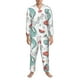 thumbnail image 3 of Fotbe Music Lover Dinosaur Pijama de Hombre con Estampado de Manga Larga, Conjunto de 2 Piezas, Ropa de Dormir Suave y Cómoda con Bolsillos-Large, 3 of 7