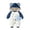 Navy-3, variant on AWZXDE Boys Rompers Velvet Lined Cartoon Animal Embroidered 3D Ear Hooded Snap Front Warm Winter Quilted Jumpsuit Casual Pattern Outfit Pink1-2 - 0-1 Month