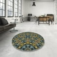 thumbnail image 4 of Ahgly Company Machine Washable Indoor Rectangle Transitional Charcoal Black Area Rugs, 8' x 10', 4 of 7