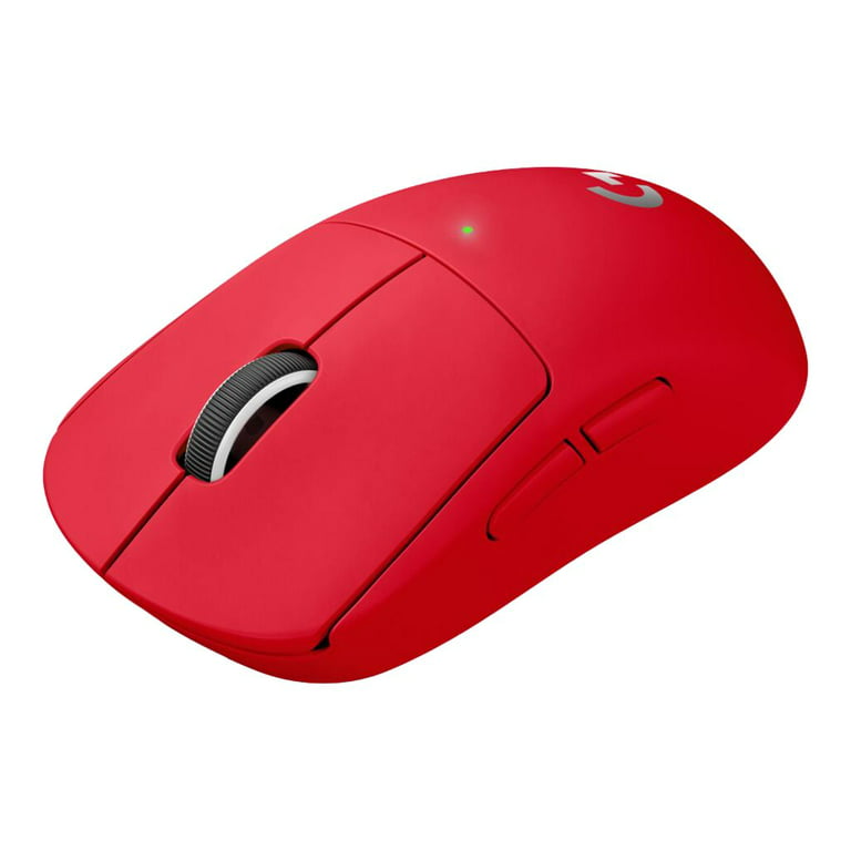 Logitech G PRO X SUPERLIGHT Wireless Gaming Mouse, Ultra-Lightweight, HERO 25K Sensor, 25,600 DPI, 5 Programmable Buttons - Red; - Mouse - optical - 5 buttons - wireless - LIGHTSPEED Logitech LIGHTSPEED receiver - red - Walmart.com