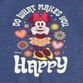 thumbnail image 3 of Disney - Mickey & Friends - Minnie Mouse - Do What Makes You Happy - Toddler And Youth Girls Short Sleeve Graphic T-Shirt, 3 of 5