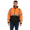 thumbnail image 4 of Bass Creek Outfitters Men's Oxford Insulated Safety Work Jacket with Hidden Hood, Sizes M-2XL, 4 of 4