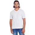 thumbnail image 1 of American Apparel T-Shirt Classique à Manches Courtes Col en V pour Hommes, P, Blanc, 1 of 6