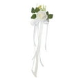 thumbnail image 3 of Decoraciones florales para silla Sunnimix para boda Blanco, 3 of 8