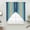 Duck green, khaki, variant on Dark Burnt Orange Ombre Swag Curtains for Kitchen/Bedroom/Living Room, Modern Grey Gradient Farmhouse Art Scalloped Curtains 63 Inch Long, Window Swag Topper Curtains Valances 2 Panels Set 36"x63"