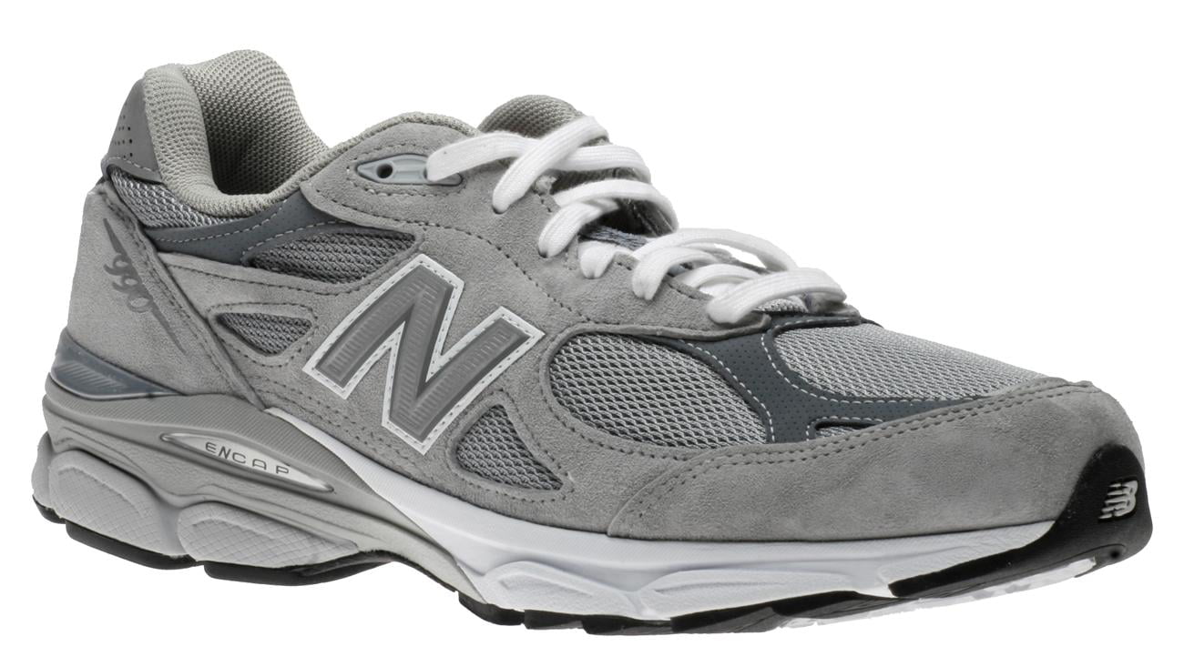 New Balance M990GL4: Men's Grey/Castle Rock Extra Wide 4E Running Shoe ...