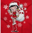 thumbnail image 2 of Cute Betty Boop Christmas Holiday Women's Long Sleeve T Shirt Brisco Brands L, 2 of 7