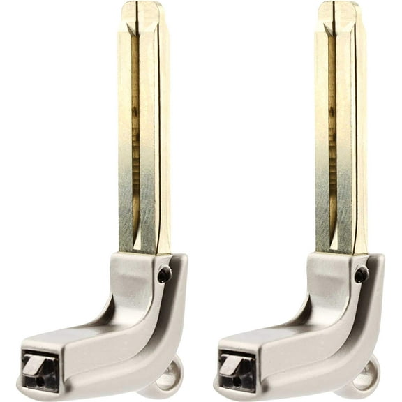 2 PACK KeylessOption Replacement Key Remote Keyless Emergency Insert Blade Blank for Lexus Smart Keys