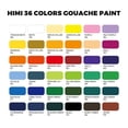 thumbnail image 2 of Set de pintura gouache ARTME HIMI 36 colores x 12 ml con pinceles, 2 of 6