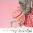 thumbnail image 5 of 14 Pairs Tiny Hands for Making 7.48 Inch Long Plastic Hand Gesture Set Joints Miniature Hands Movable Dolls Hand Replacement Parts for Small Dolls Making DIY Accessories, 5 of 6