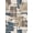 Blue, Pattern 12, variant on ODIKA 4'x6' Terracotta And Natural Orange Geometric Washable Area Rug Modern Abstract Pattern with Style Stain Resistant, Low Pile, Easy Care for Dorm Room, Small Living