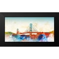 thumbnail image 2 of Meneely, Dan 14x9 Black Modern Framed Museum Art Print Titled - Golden Gate, 2 of 5