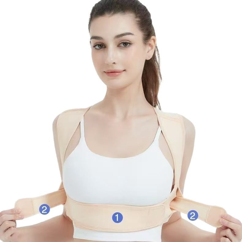 Invisible Back Corrector Breathable Posture Correction Belt for Men And Women Anti-Hunchback Universal Versatile Back Support