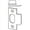 Satin Nickel, variant on Schlage 10-013 1 1/8" X 2 3/4" T Strike Plate - Nickel
