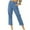 Dark Blue, variant on SwiftWear Women's High-Waisted Capris Adjustable Button Waist & Streamlined Cut | Casual Comfort Essential​