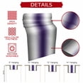 thumbnail image 6 of Gray Purple Table Runner 70 Inches Long, Modern Gradient Geometric Cotton Linen Table Runners Dresser Scarves, Decorative Fabric Tabletop Scarf Furniture Cover for Home Dinner Party 13"x70", 6 of 9